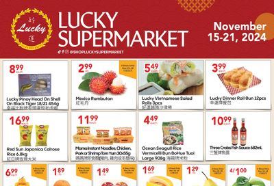 Lucky Supermarket (Edmonton) Flyer November 15 to 21