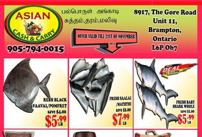 Asian Cash & Carry Flyer November 15 to 21