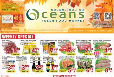 Oceans Fresh Food Market (Mississauga) Flyer November 15 to 21