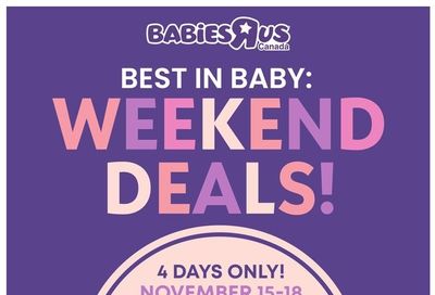 Babies R Us Flyer November 15 to 18