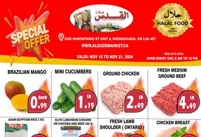 Al-Quds Supermarket Flyer November 15 to 21