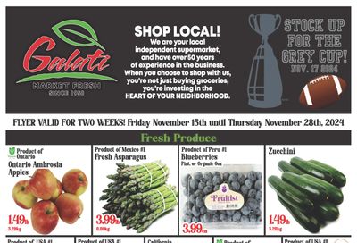 Galati Market Fresh Flyer November 15 to 28