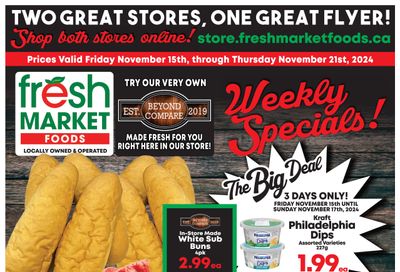 Fresh Market Foods Flyer November 15 to 21