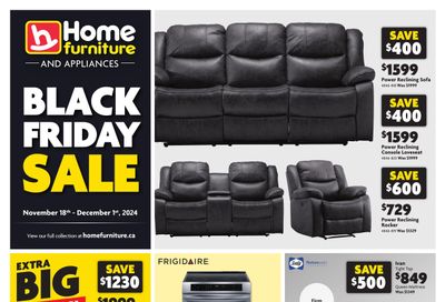 Home Furniture (ON) Flyer November 18 to December 1