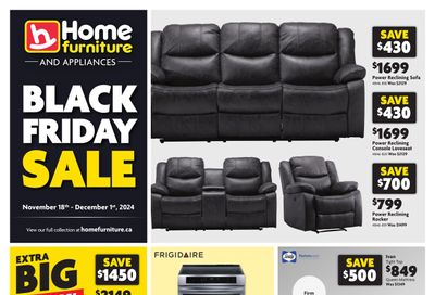 Home Furniture (BC) Flyer November 18 to December 1