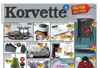 Korvette Flyer November 20 to December 10