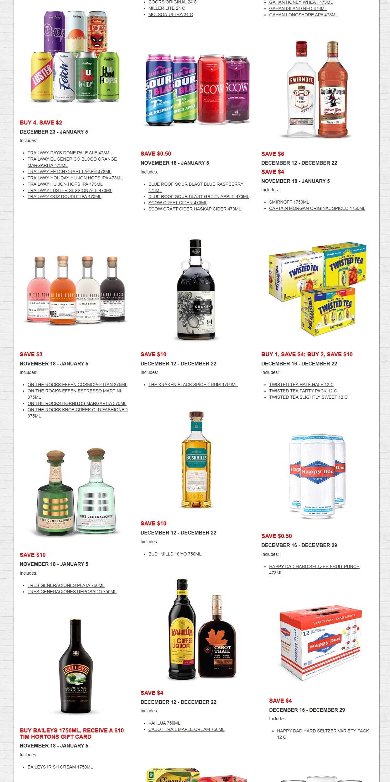 ANBL Hot Deals Flyer November 18 to January 5