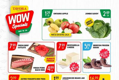 Tavora Foods Flyer November 18 to 24