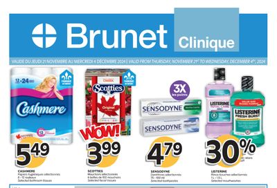 Brunet Clinique Flyer November 21 to December 4