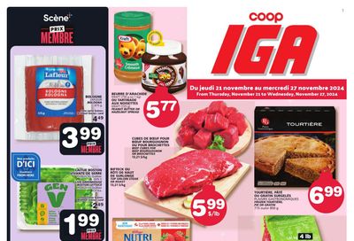 Coop IGA Flyer November 21 to 27