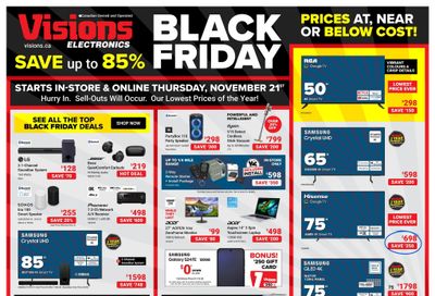 Visions Electronics Flyer November 21 to 28