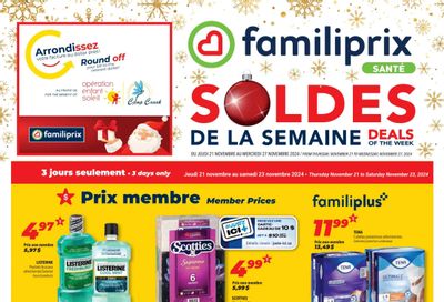 Familiprix Sante Flyer November 21 to 27