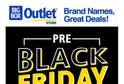 Big Box Outlet Store Flyer November 20 to 26