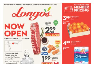 Longo's (Kitchener) Flyer November 21 to 27