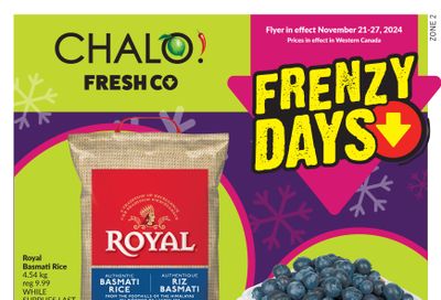 Chalo! FreshCo (West) Flyer November 21 to 27