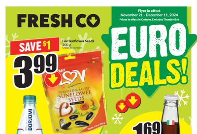 FreshCo (ON) Euro Deals Flyer November 21 to December 11