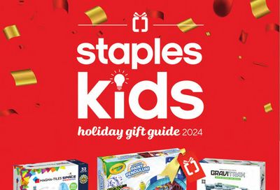 Staples Kids Holiday Gift Guide November 20 to December 24