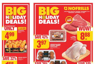 No Frills (Atlantic) Flyer November 21 to 27