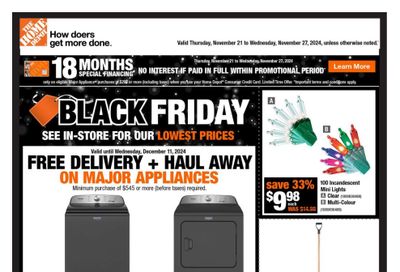 Home Depot (Atlantic) Flyer November 21 to 27