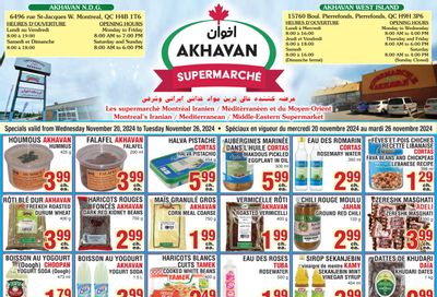 Akhavan Supermarche Flyer November 20 to 26