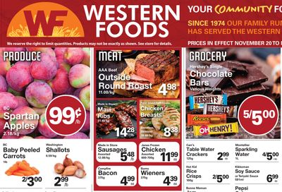 Western Foods Flyer November 20 to 26