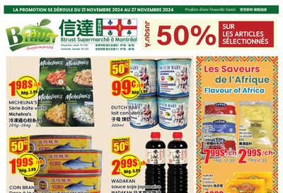 Btrust Supermarket (Montreal) Flyer November 21 to 27