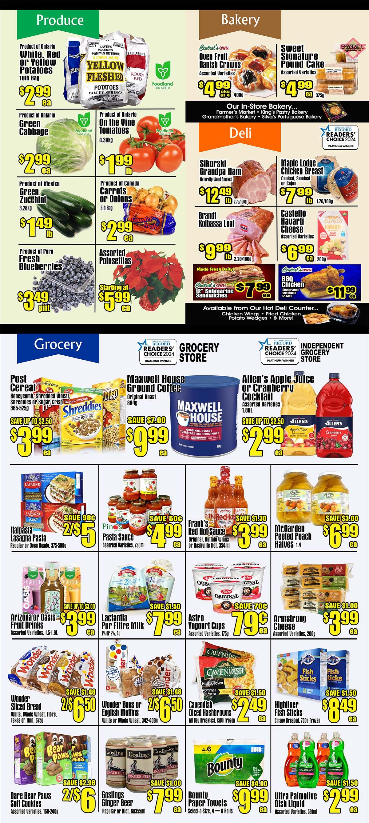 Central Fresh Market Flyer November 21 to 28