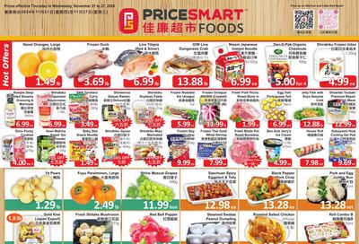 PriceSmart Foods Flyer November 21 to 27