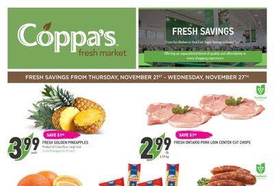 Coppa's Fresh Market Flyer November 21 to 27