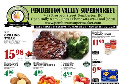 Pemberton Valley Supermarket Flyer November 24 to 30