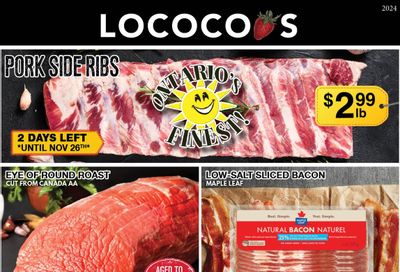 Lococo's Flyer November 25 to 28 Lococo's Flyer November 25 to 28