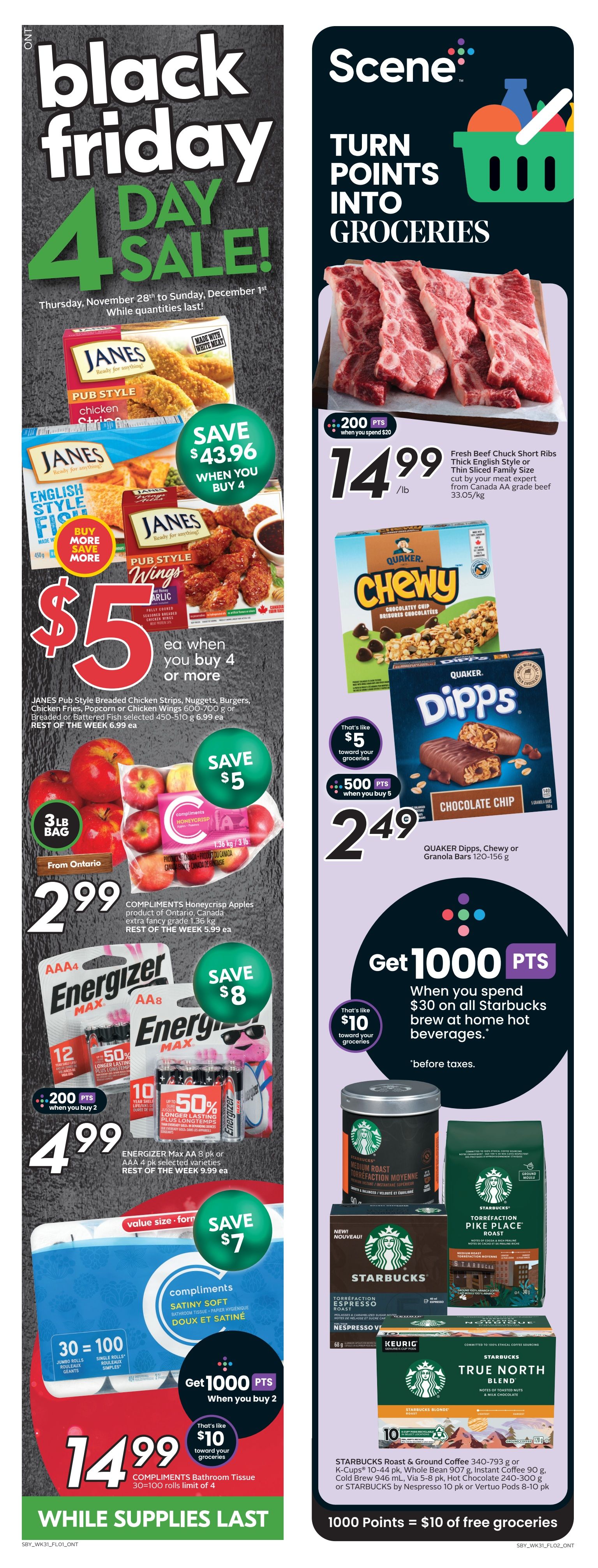Sobeys Urban Fresh Flyer November 28 to December 4