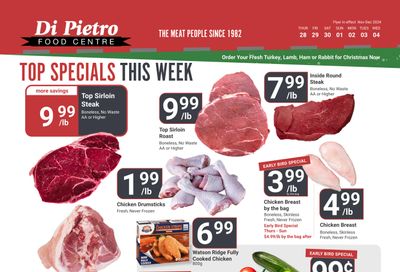 Di Pietro Food Centre Flyer November 28 to December 4