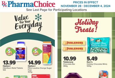 PharmaChoice (BC, AB, SK & MB) Flyer November 28 to December 4