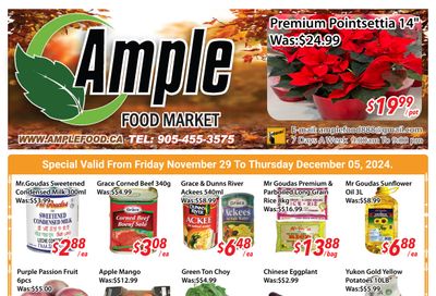 Ample Food Market (Brampton) Flyer November 29 to December 5