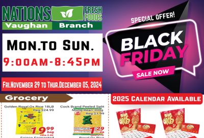 Nations Fresh Foods (Vaughan) Flyer November 29 to December 5 Nations Fresh Foods (Vaughan) Flyer November 29 to December 5
