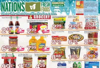 Nations Fresh Foods (Hamilton) Flyer November 29 to December 5