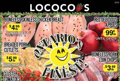 Lococo's Flyer November 29 to December 5