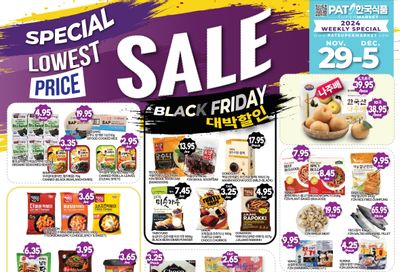 PAT Mart Flyer November 29 to December 5