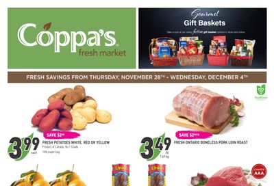 Coppa's Fresh Market Flyer November 28 to December 4