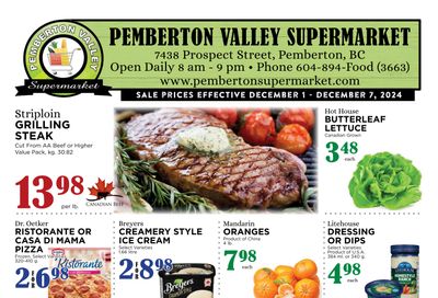 Pemberton Valley Supermarket Flyer December 1 to 7