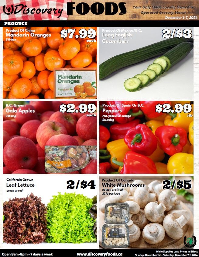 Discovery Foods Flyer December 1 to 7