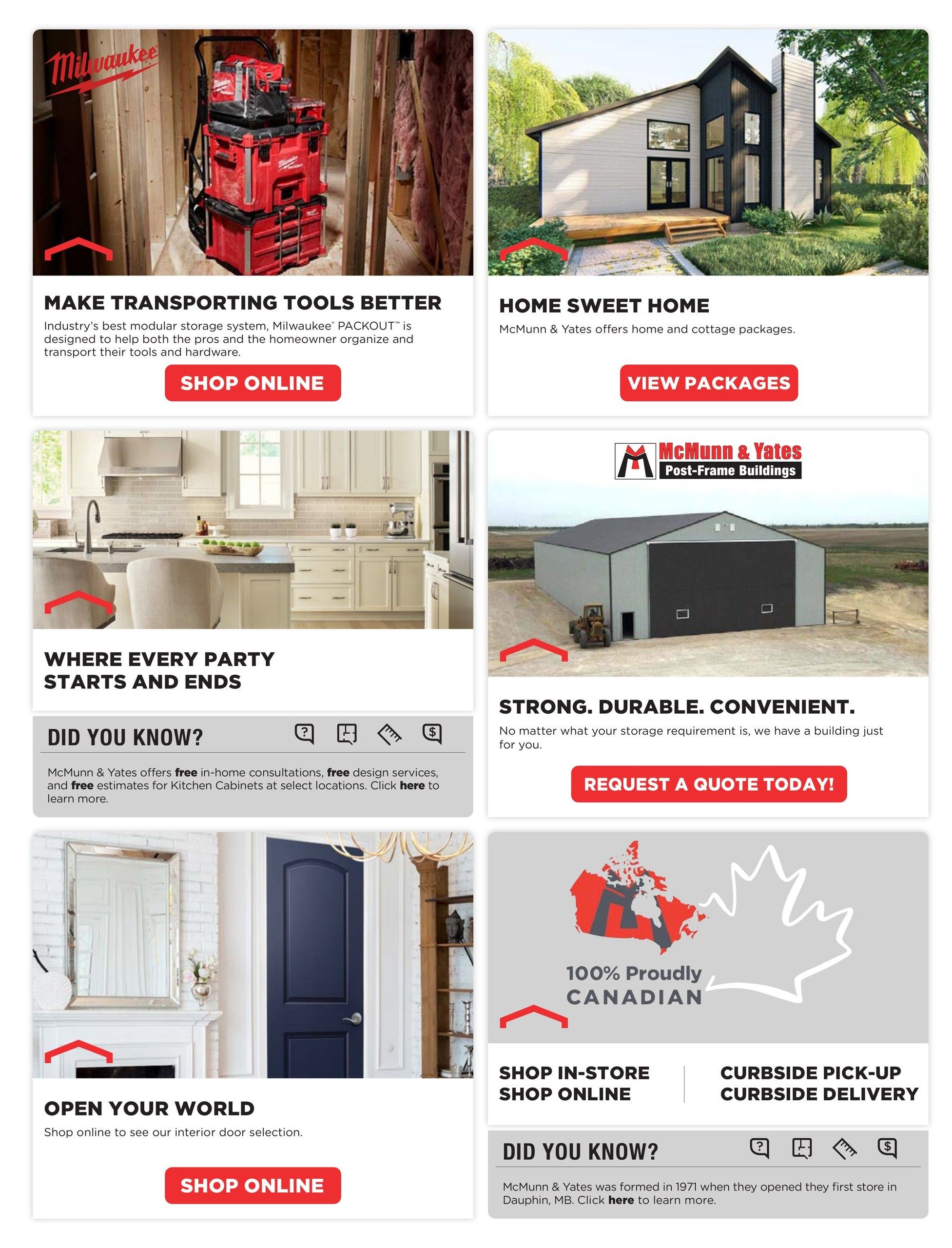 McMunn & Yates Building Supplies Flyer December 2