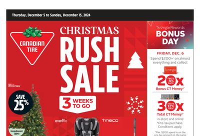 Canadian Tire (ON) Flyer December 5 to 15