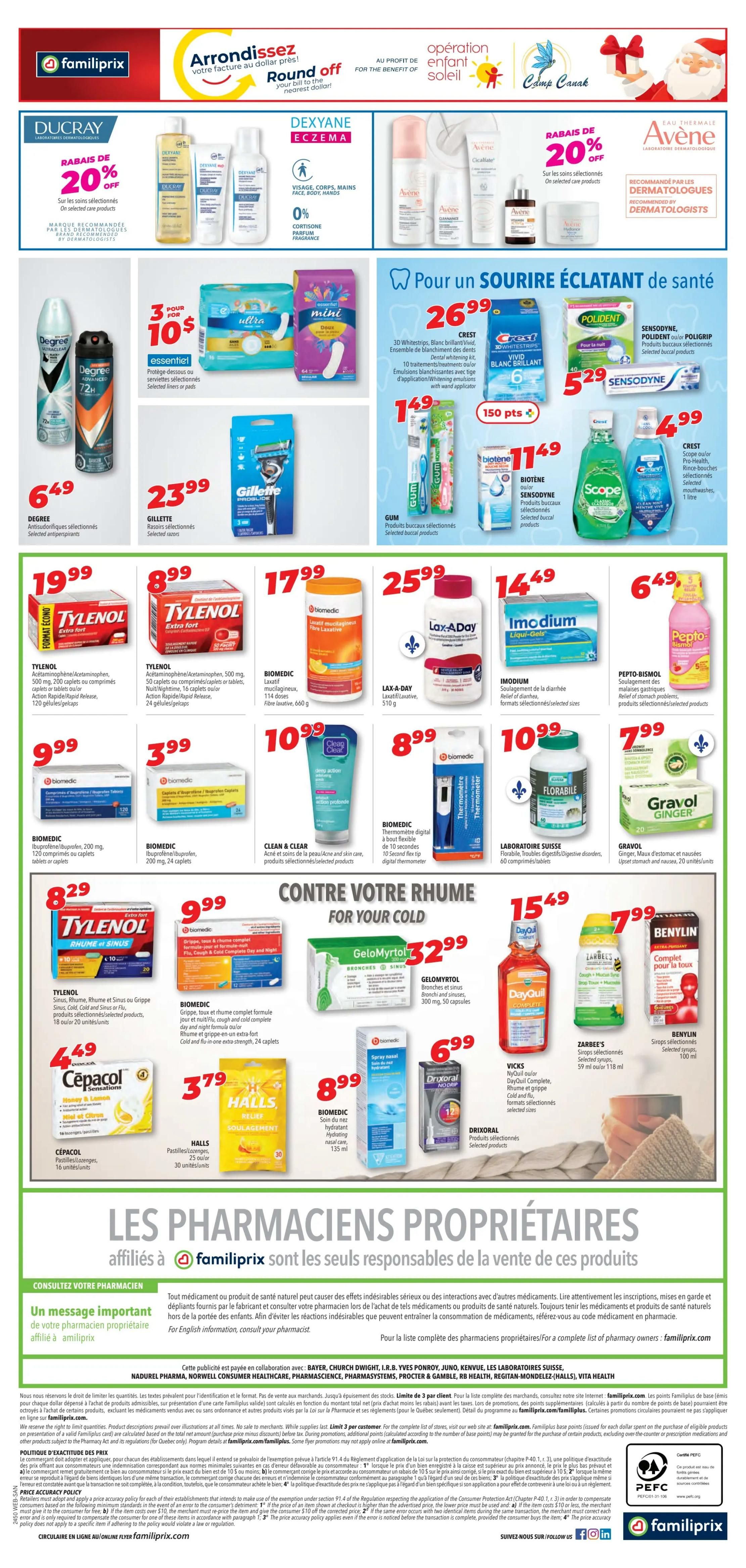 Familiprix Sante Flyer December 5 to 11
