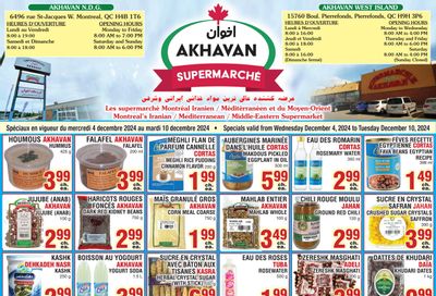 Akhavan Supermarche Flyer December 4 to 10