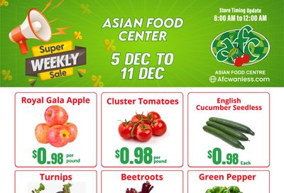 Asian Food Centre (Wanless Dr.) Flyer December 5 to 11