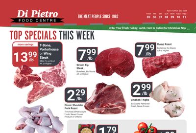 Di Pietro Food Centre Flyer December 5 to 11