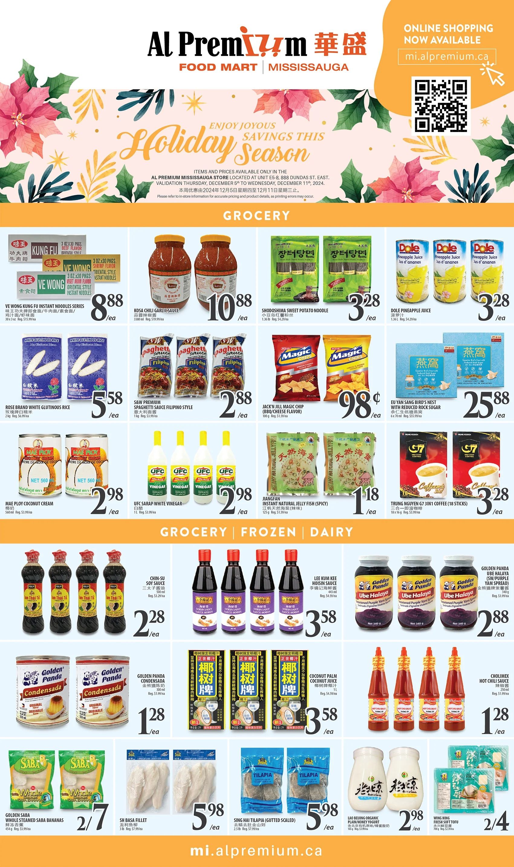 Al Premium Food Mart (Mississauga) Flyer December 5 to 11