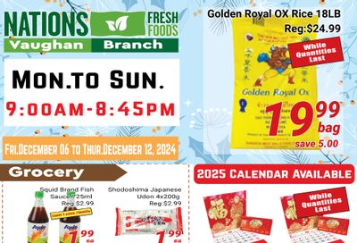 Nations Fresh Foods (Vaughan) Flyer December 6 to 12